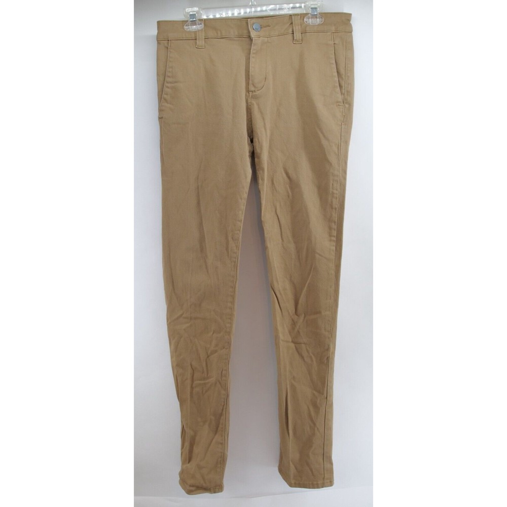 RSQ London‎ Skinny Men's Khaki Flat Front Chino Pants Size 31x34